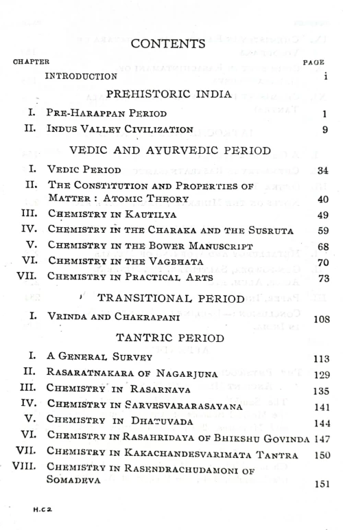 History of Chemistry in Ancient and Medieval India